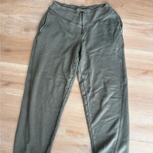 Aerie Olive Green Track Pants Jogger Pant